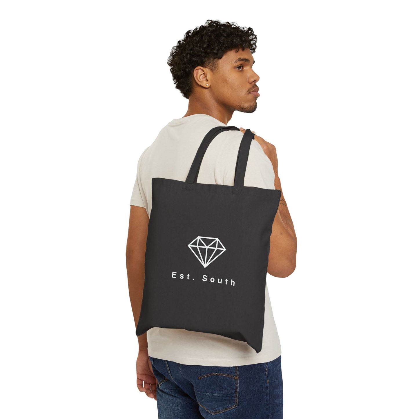 The Statement Tote (Canvas-Black)