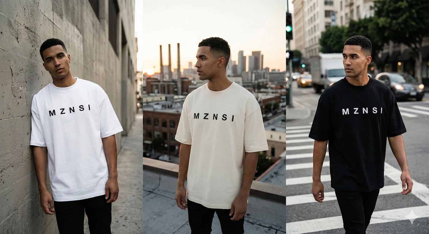 MZNSI Box Tee (White)